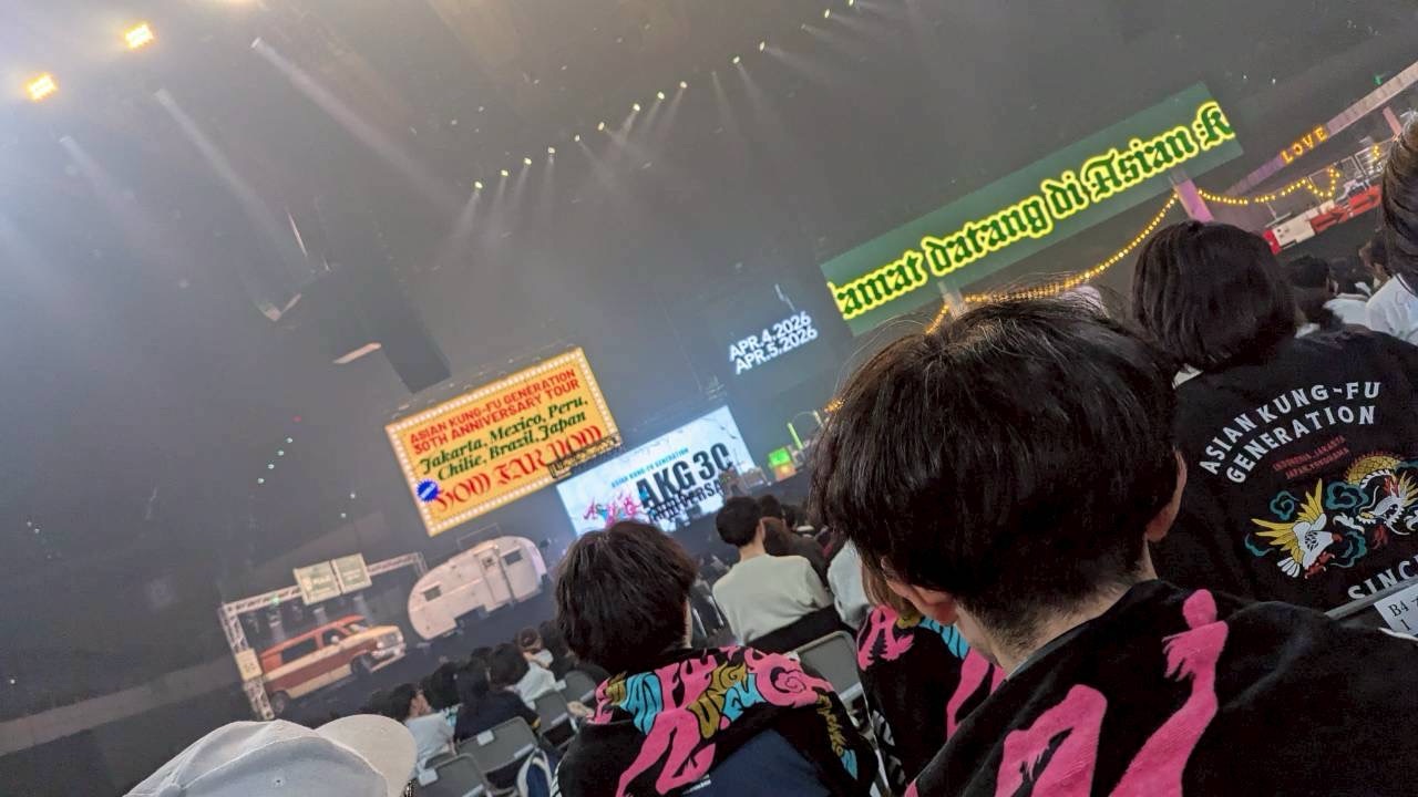 遅刻♪アジカンライブ行ってきたぞ！！！